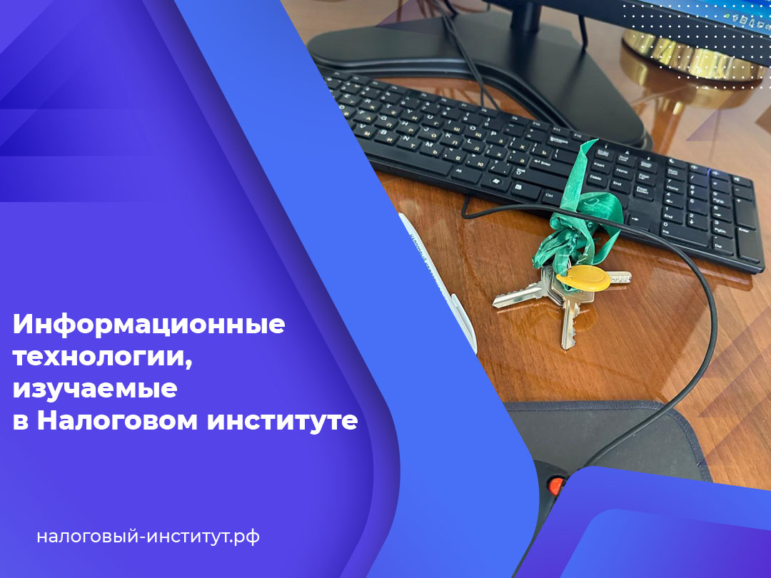Информационные технологии, изучаемые в Налоговом институте